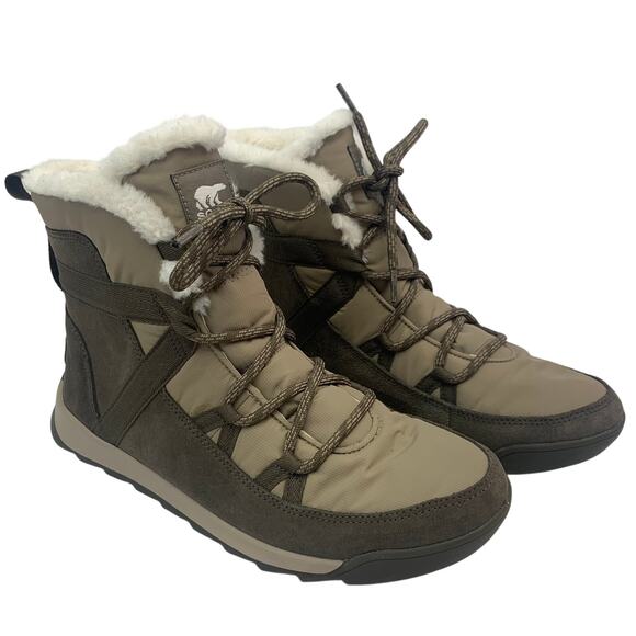NWOT Sorel Womens Sz 11 Whitney II Flurry Waterproof Boots Snow Hiking Winter - Picture 1 of 9